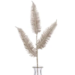 30" Jeweled Feather Spray