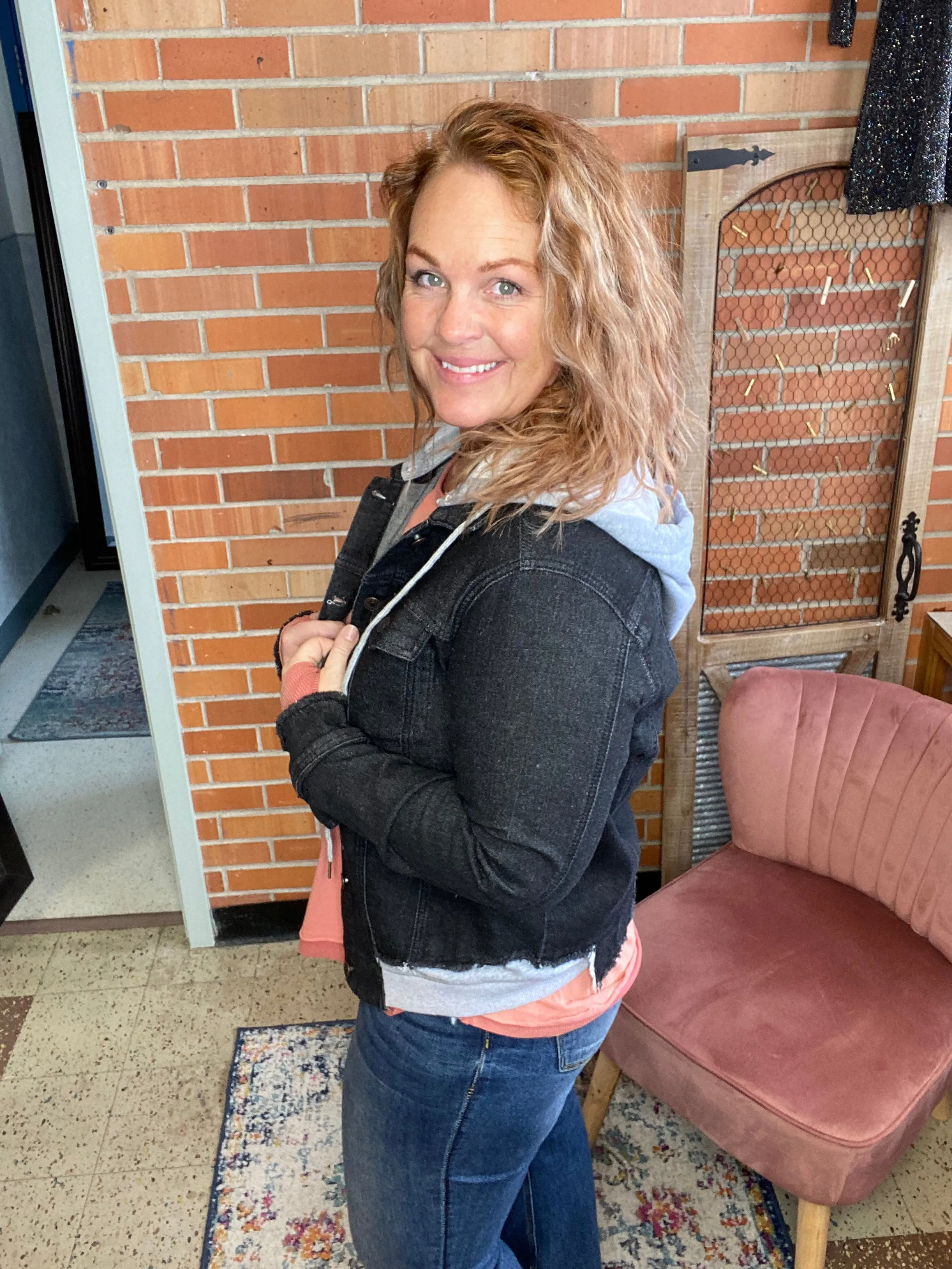 Bad Reputation Black Jean Jacket