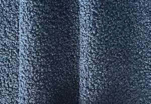 Classic Cadet Navy Backed Polyester Bouclé (Made in China)