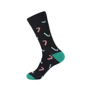 Cotton Polyester Printed Crew Socks