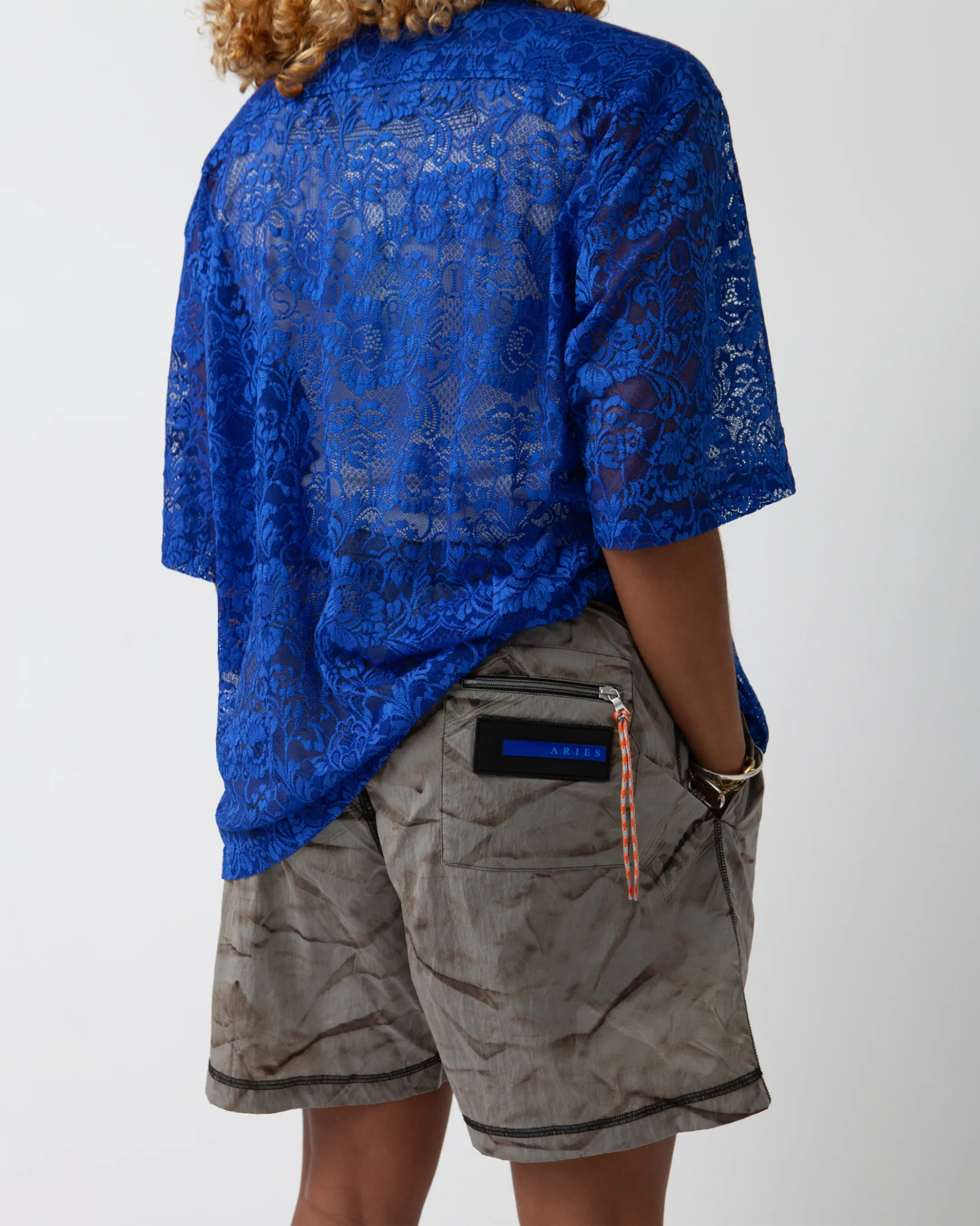 Creased Windcheater Short