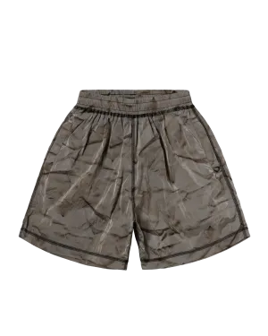 Creased Windcheater Short