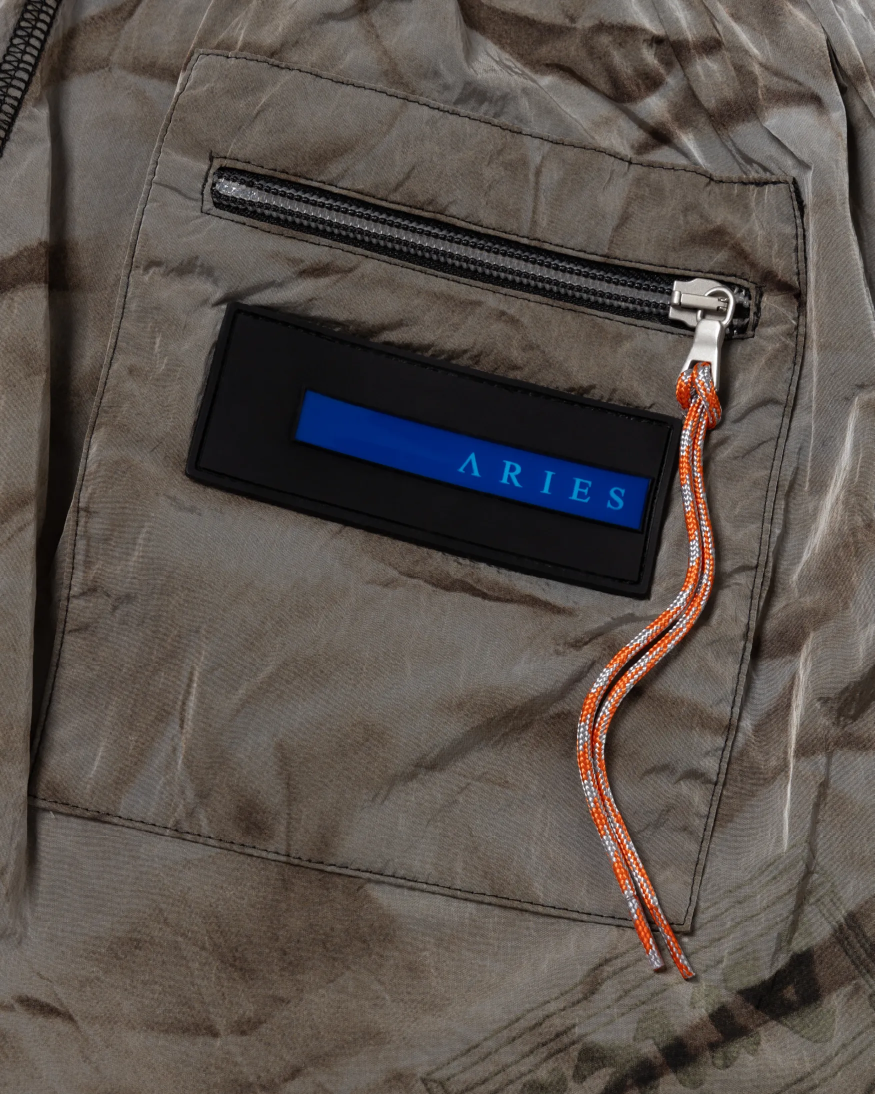 Creased Windcheater Short