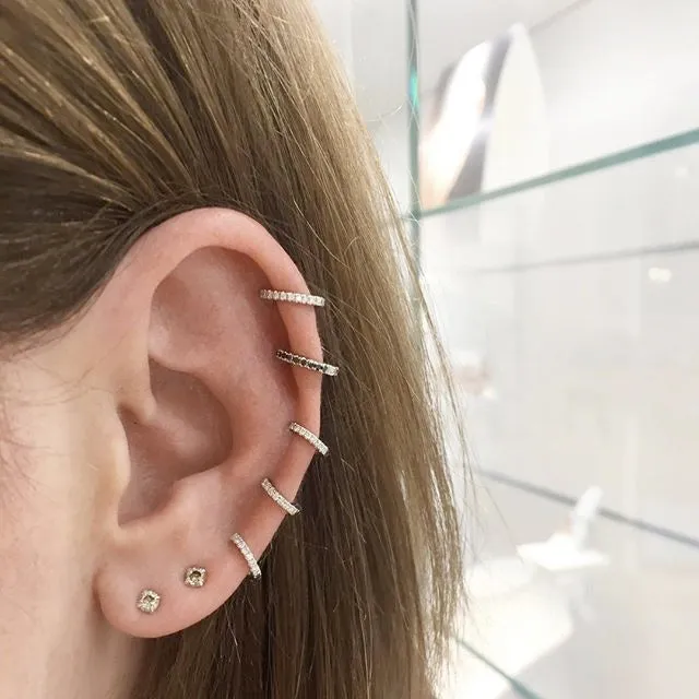 Diamond Eternity Earring by Maria Tash in White Gold