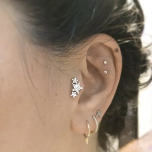 Diamond Eternity Earring by Maria Tash in White Gold