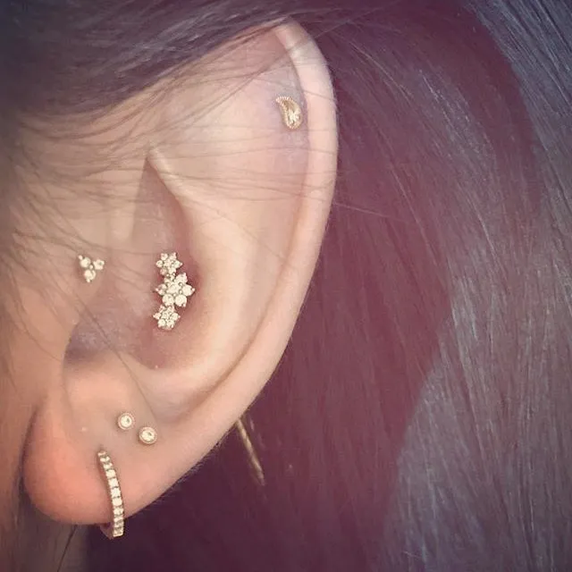 Diamond Eternity Earring by Maria Tash in White Gold