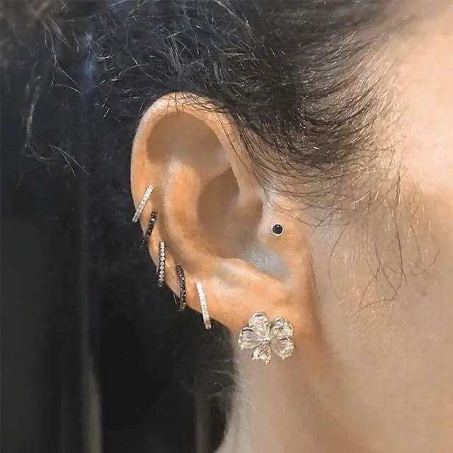 Diamond Eternity Earring by Maria Tash in White Gold