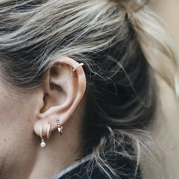 Diamond Eternity Earring by Maria Tash in White Gold