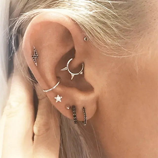 Diamond Eternity Earring by Maria Tash in White Gold