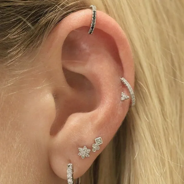 Diamond Eternity Earring by Maria Tash in White Gold