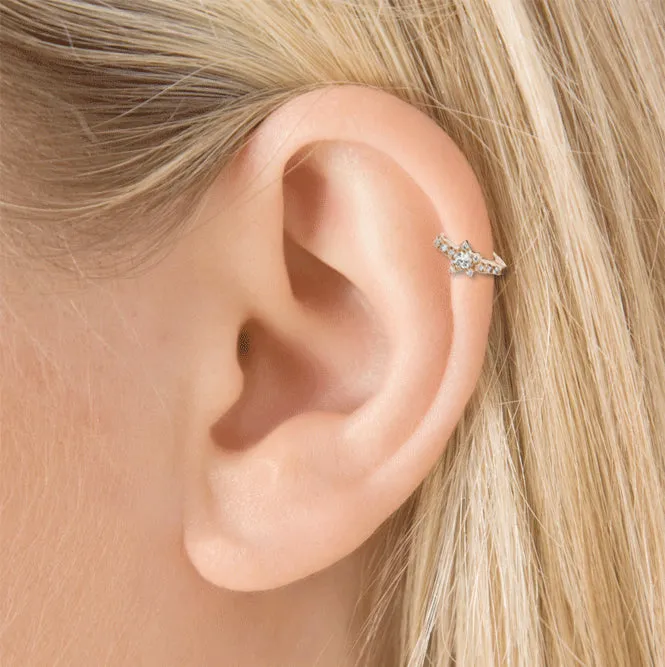 Diamond Star Eternity Earring by Maria Tash in 18K Rose Gold