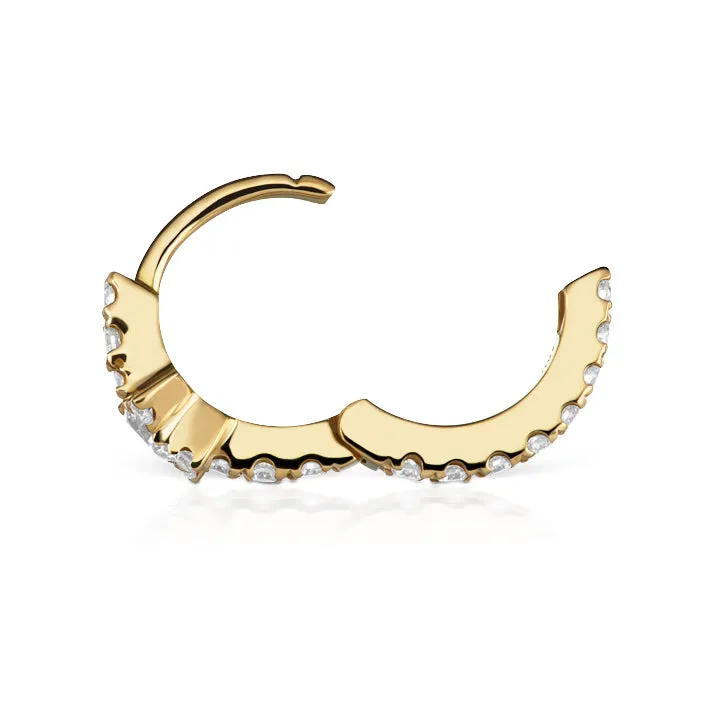 Diamond Star Eternity Earring by Maria Tash in 18K Yellow Gold