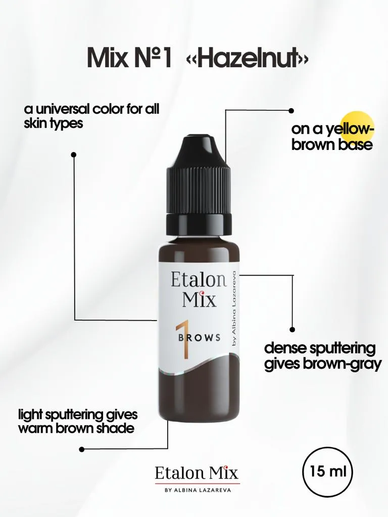 Etalon Mix For Eyebrows #1 Hazelnut / Universal