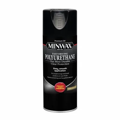 Fast-Drying Polyurethane Finish 11.5 OZ SPRAY - SEMI-GLOSS - CLEAR