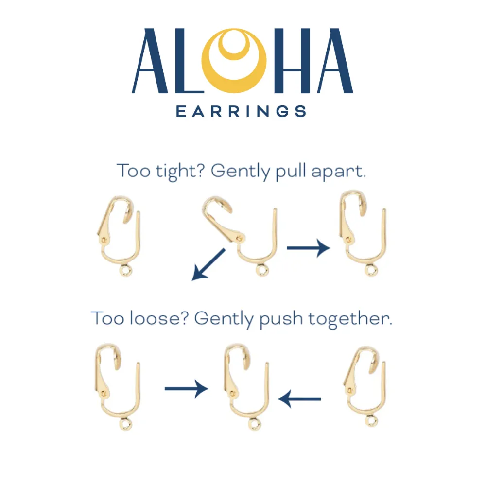 Football Silver Clip On Dangling Earrings