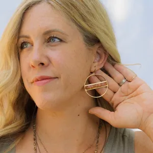 Heishi Hoop Earrings