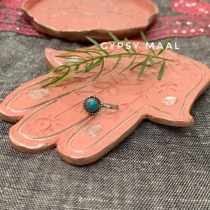 Intricate Turq Nose Clip-On