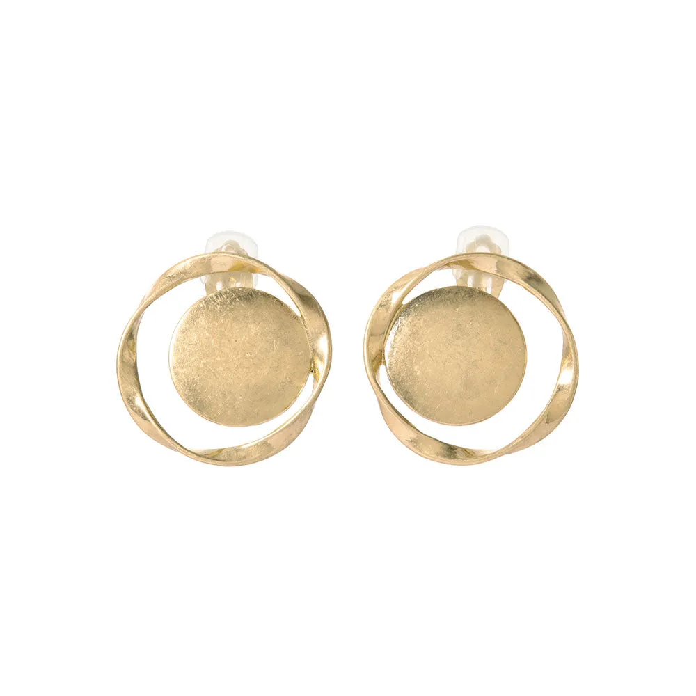 Large Double Circle Clip Ons