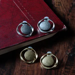 Large Double Circle Clip Ons