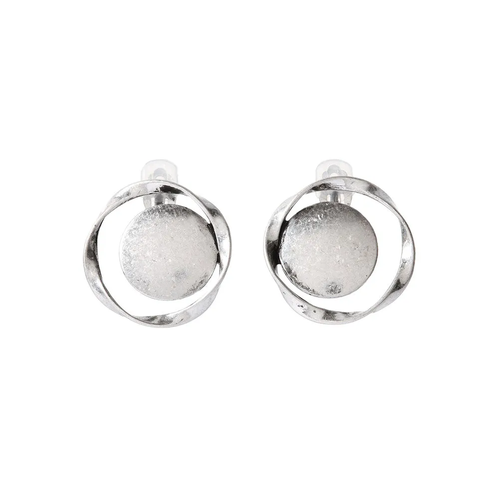 Large Double Circle Clip Ons