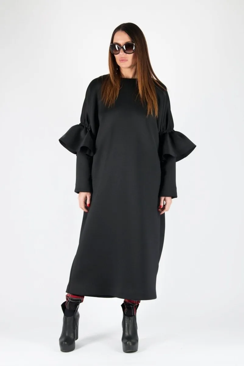 Long Winter Neoprene Dress NOA