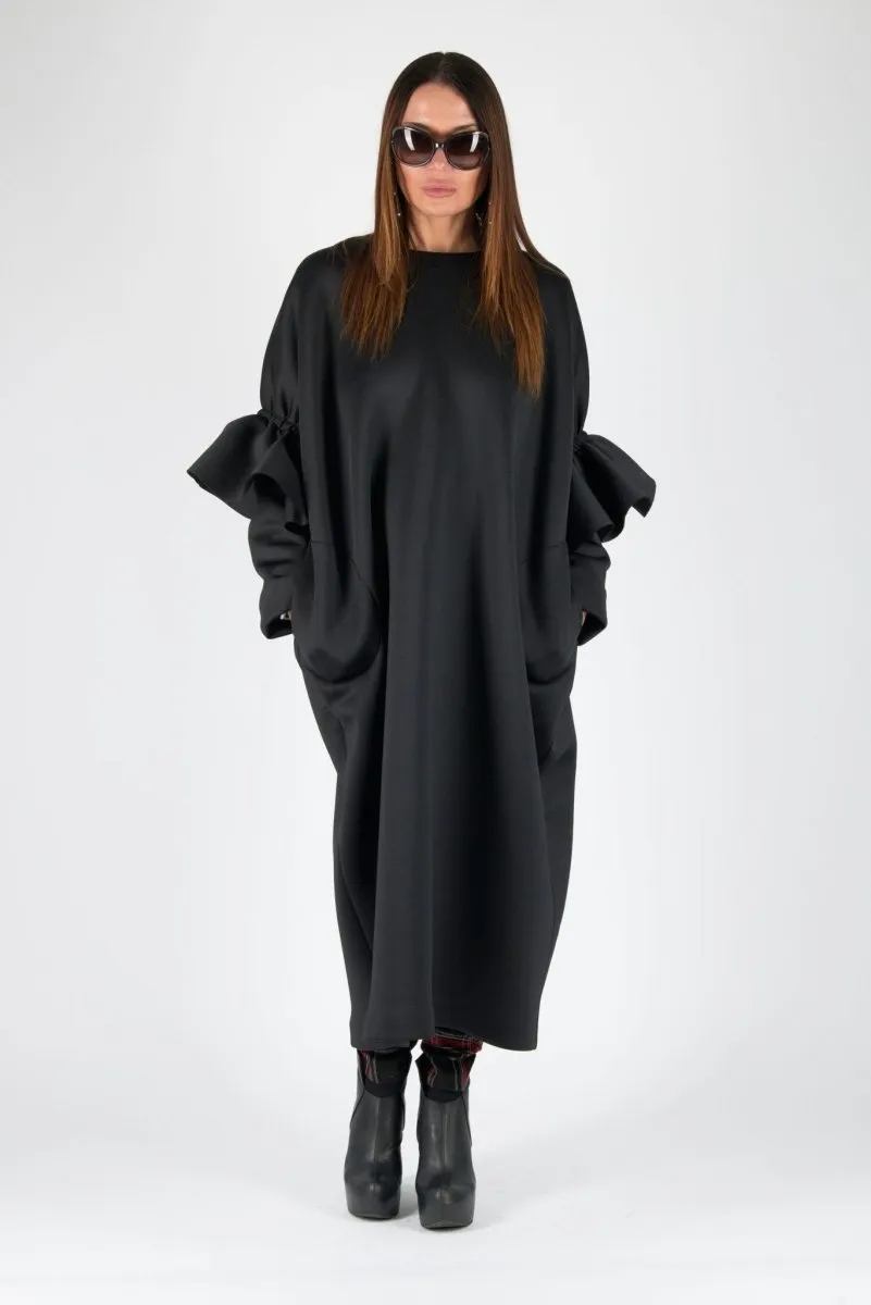 Long Winter Neoprene Dress NOA