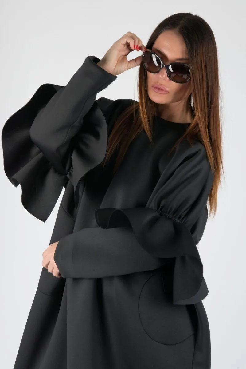 Long Winter Neoprene Dress NOA