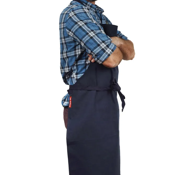 Navy Blue JB Prince Bib Apron