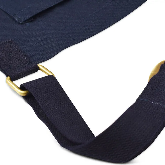 Navy Blue JB Prince Bib Apron