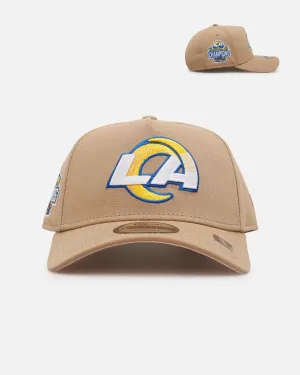 New Era Los Angeles Rams 'Tan Pink' 9FORTY A-Frame Snapback Tan