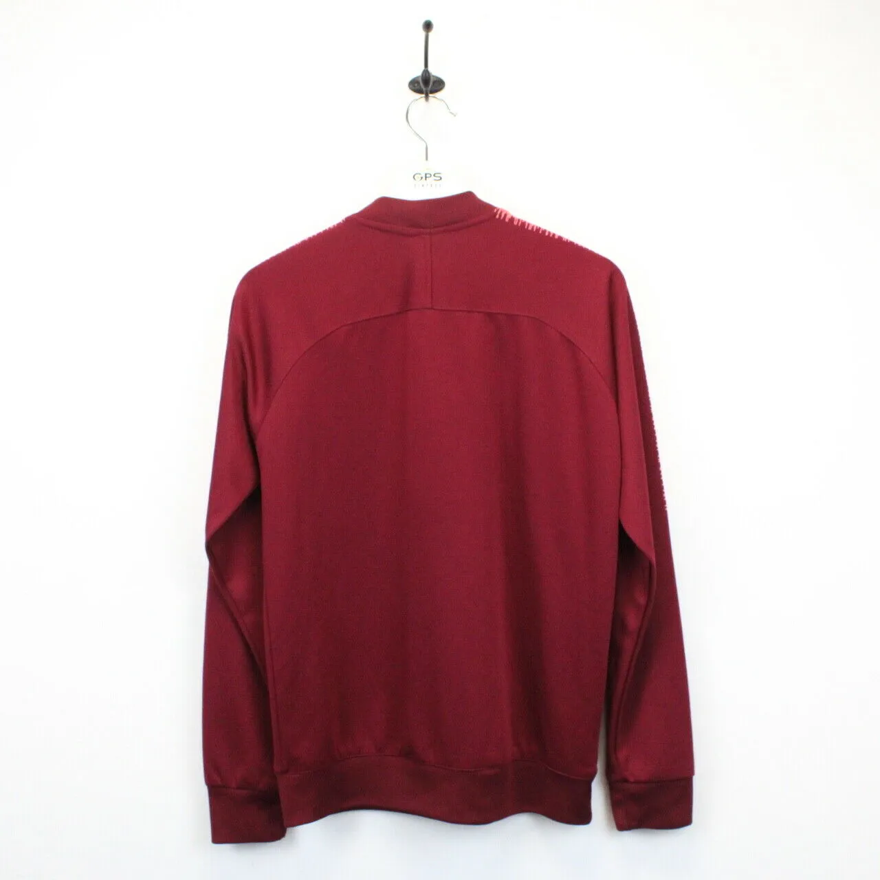 NIKE FC BARCELONA 1/4 Zip Sweatshirt Red | Large