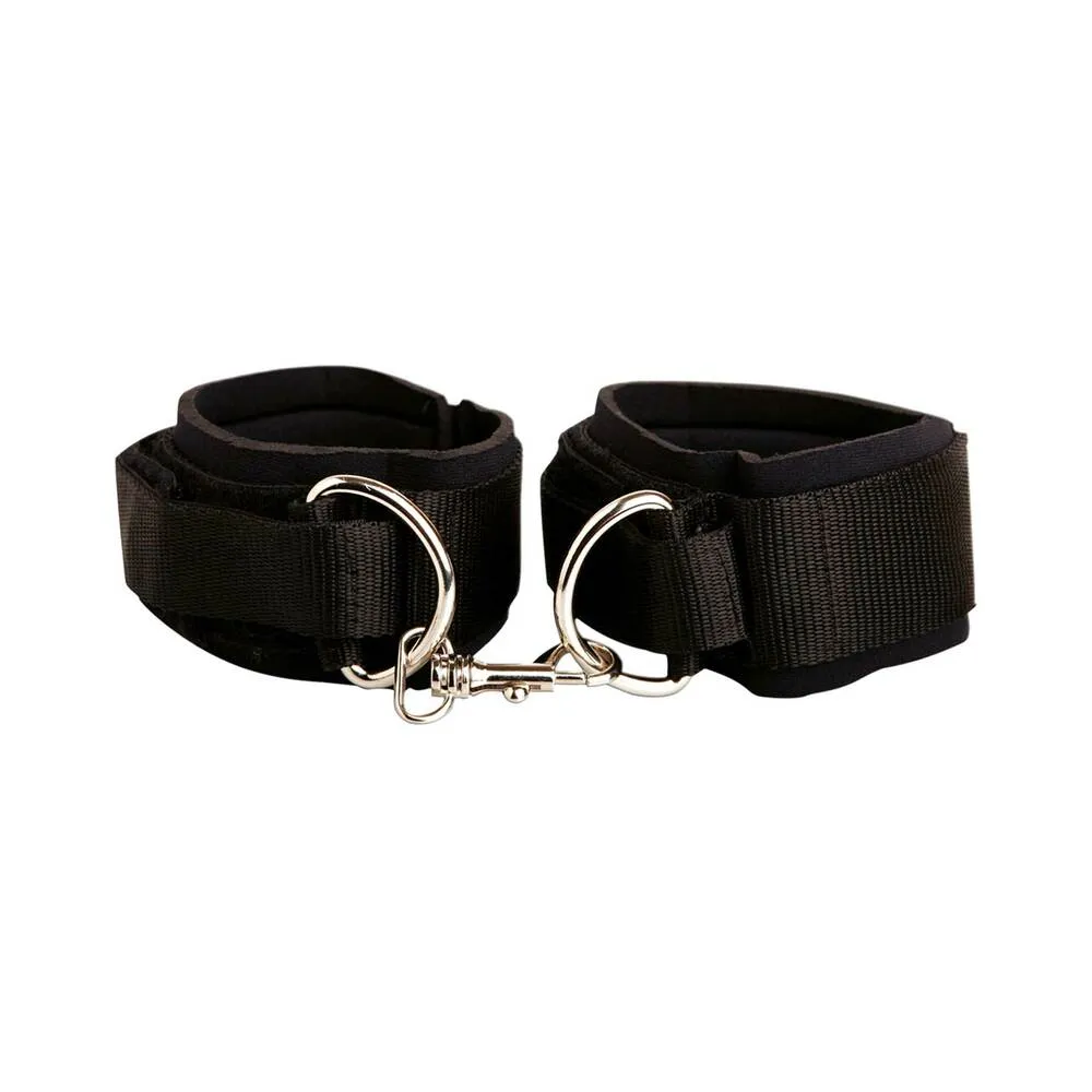 Pipedream Fetish Fantasy Series Adjustable Heavy Duty Cuffs Black