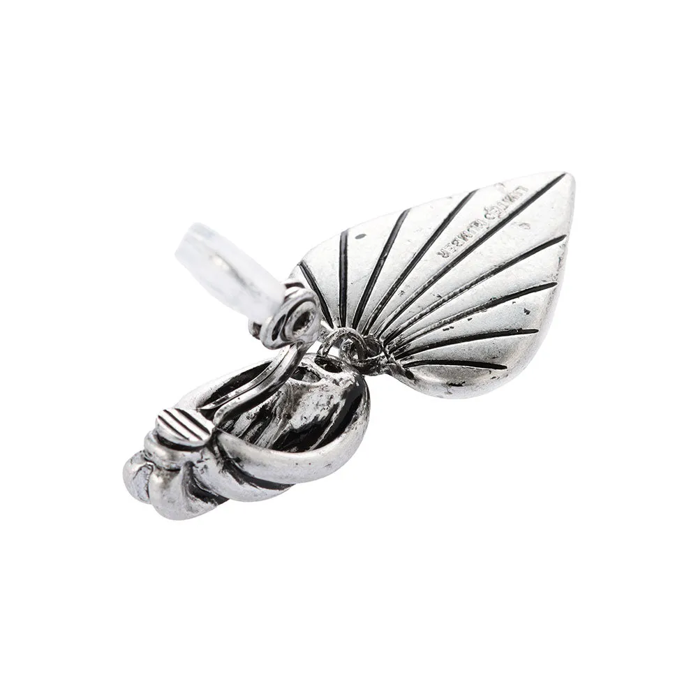 Pointy Leaf Drop Clip On Earrings