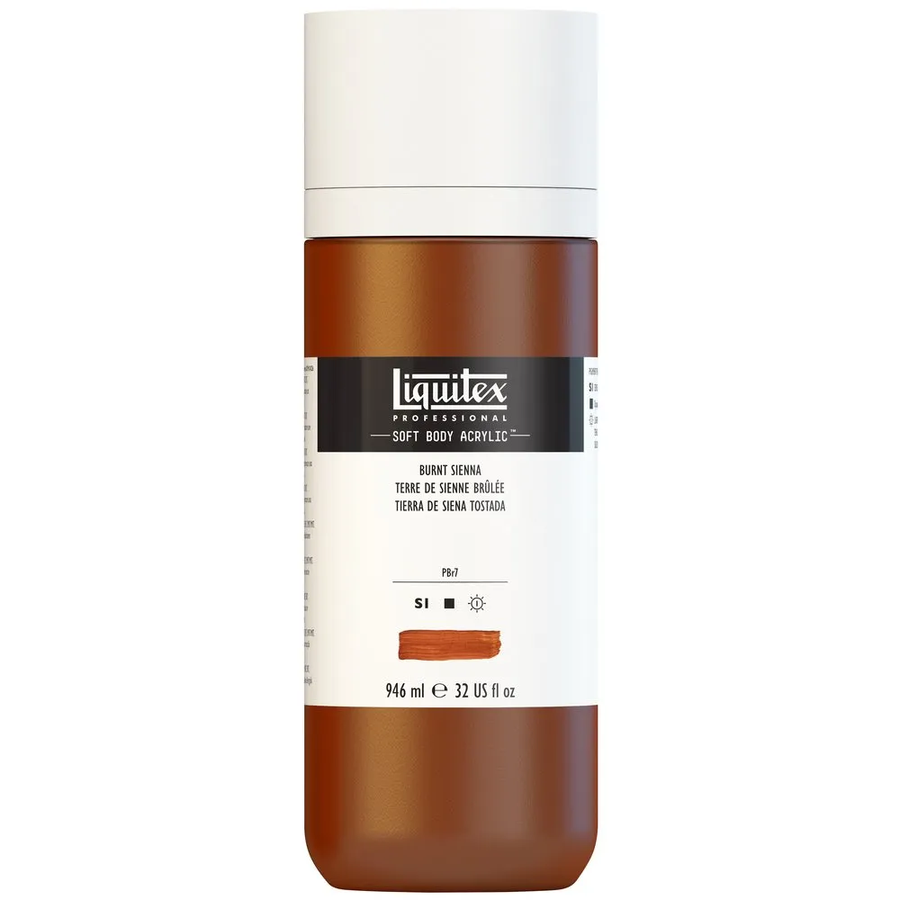 Professional Soft Body Acrylic - Burnt Sienna - Universal