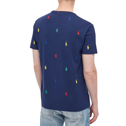 Ralph Lauren All Over T-Shirt - Newport Navy