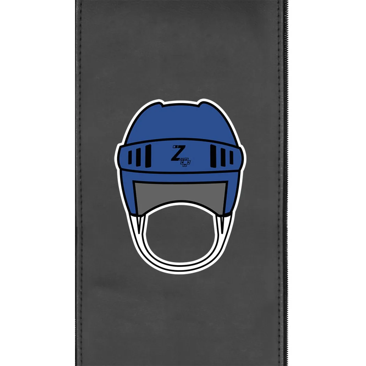 Retro Hockey Helmet Gaming Logo Panel for Xpression Gaming Chair