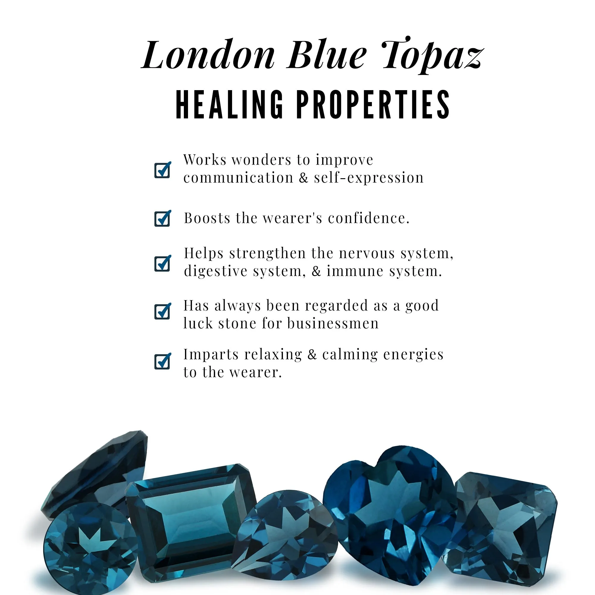 Round London Blue Topaz and Diamond Heart Drop Earring