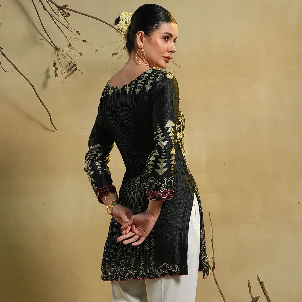 Semistitched short tunic