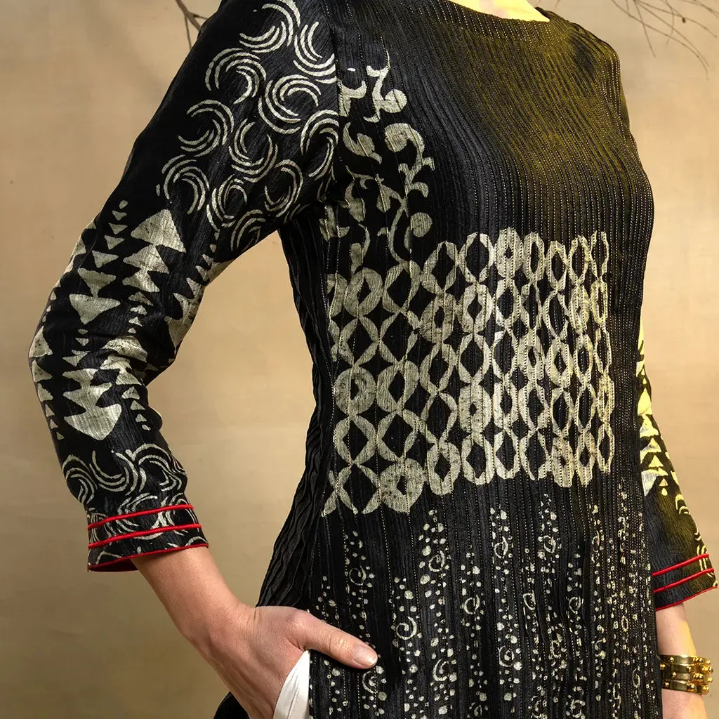 Semistitched short tunic