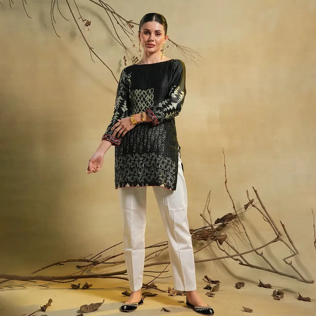 Semistitched short tunic