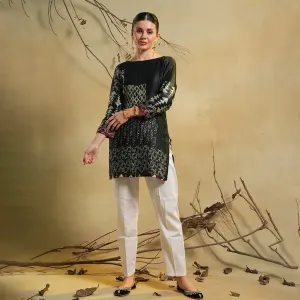 Semistitched short tunic