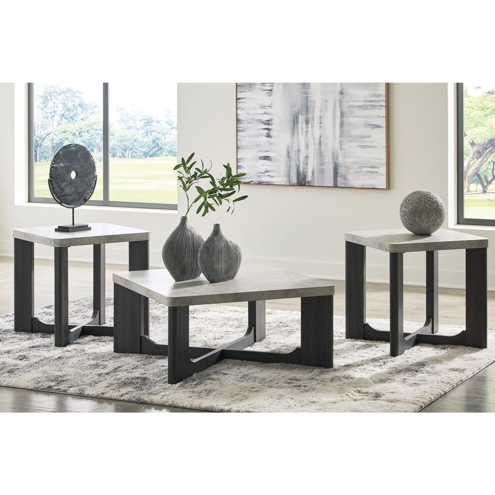 Sharstorm Occasional Table Set (set of 3)