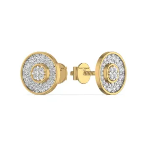 Silver Gleam Stud Earring