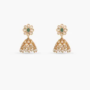 Sonia Kundan Jhumka Earrings