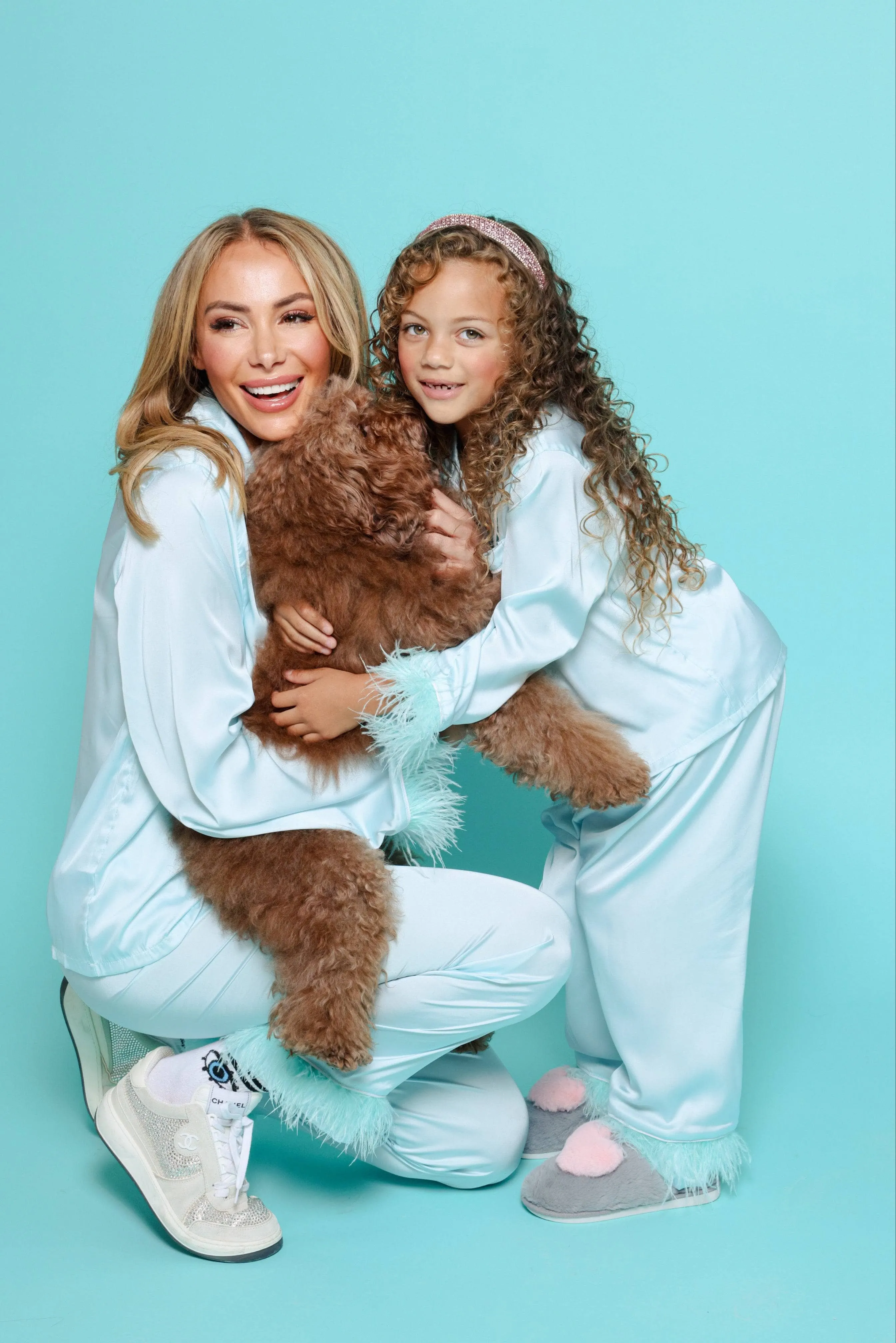 Women's Sky Feather Silky Set