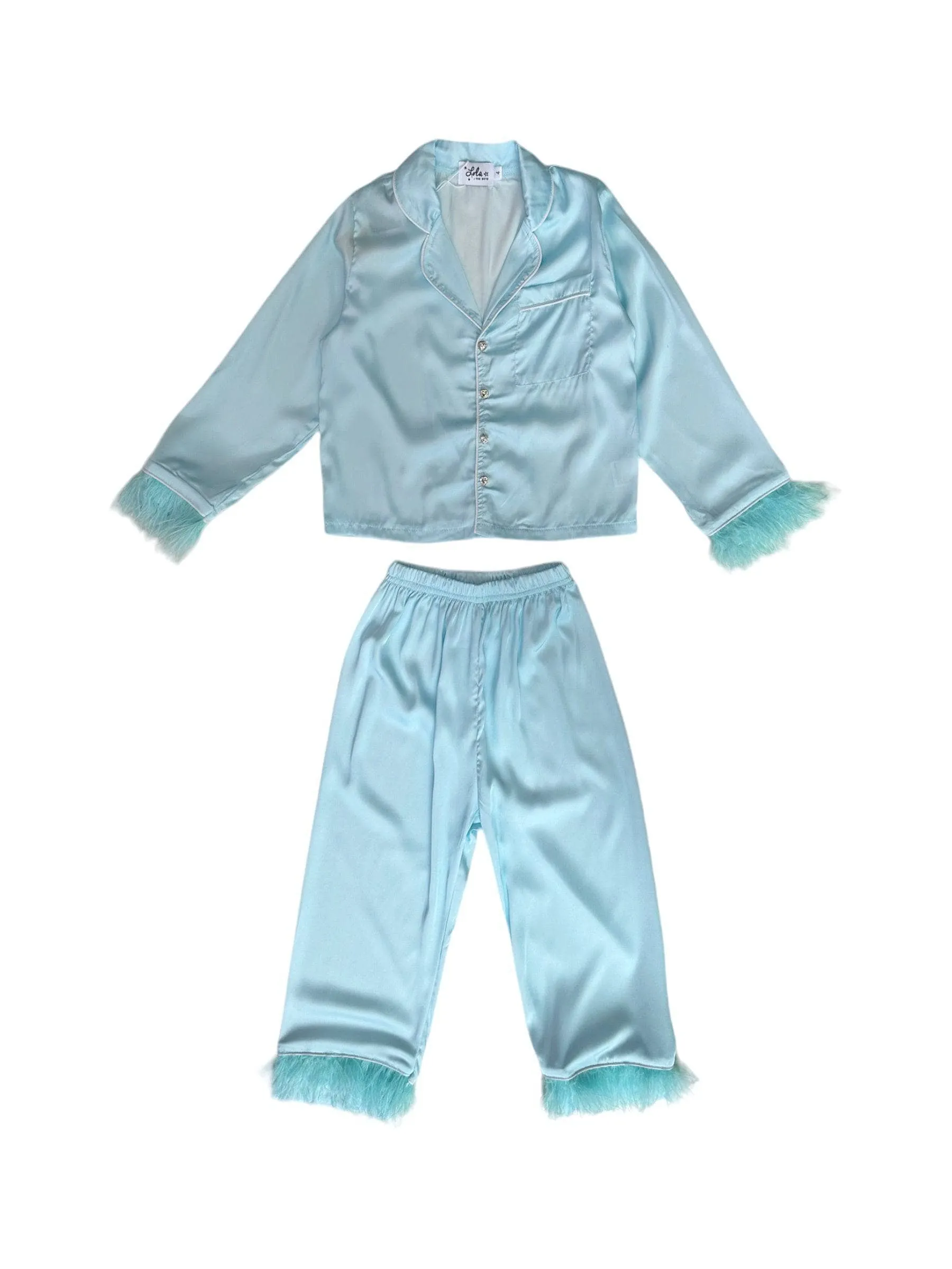 Women's Sky Feather Silky Set