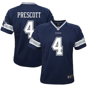 Youth Dak Prescott #4 Navy Dallas Cowboys Nike - Game Jersey